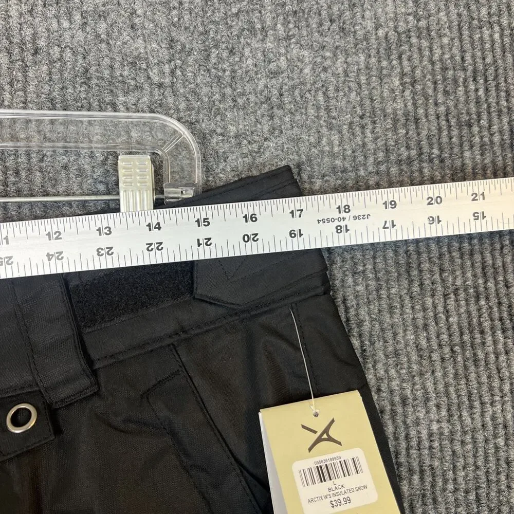 Arctix Womens Black Insulated Snow Pants Size Large Ski Outdoor